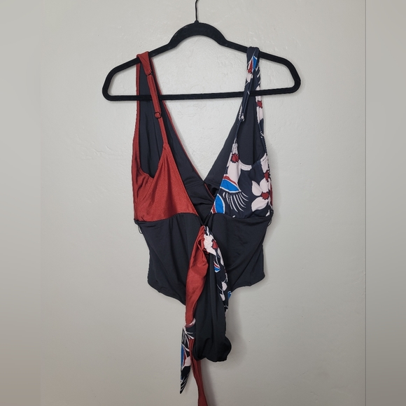 ANTHROPOLOGIE | Sanctuary Tie-Front One-Piece Swimsuit - Picture 5 of 6